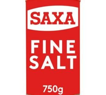 SAXA TABLE SALT DRUM 750g